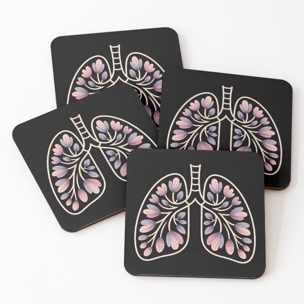 Item preview, Floral Lungs - This gift is perfect for those who love nature, art, and the symbolism of breath as the source of life. designed and sold by ZyziowskyArt.