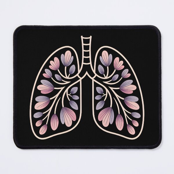 Item preview, Floral Lungs - This gift is perfect for those who love nature, art, and the symbolism of breath as the source of life. designed and sold by ZyziowskyArt.