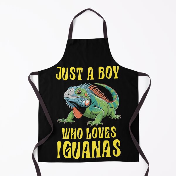 Item preview, Just a Boy Who Loves Iguanas - National Iguana Day Reptile Fan designed and sold by Serbin.