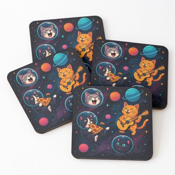 Item preview, Cosmic Cats – Dreamy Floating Felines designed and sold by TrendMesh.