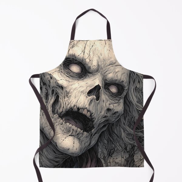 Item preview, Undead Forest Queen – Gothic Horror Skull Portrait, Creepy Zombie Woman Art, Halloween Fantasy Illustration for Dark Aesthetic Fans designed and sold by MTJ-Mushrooms.