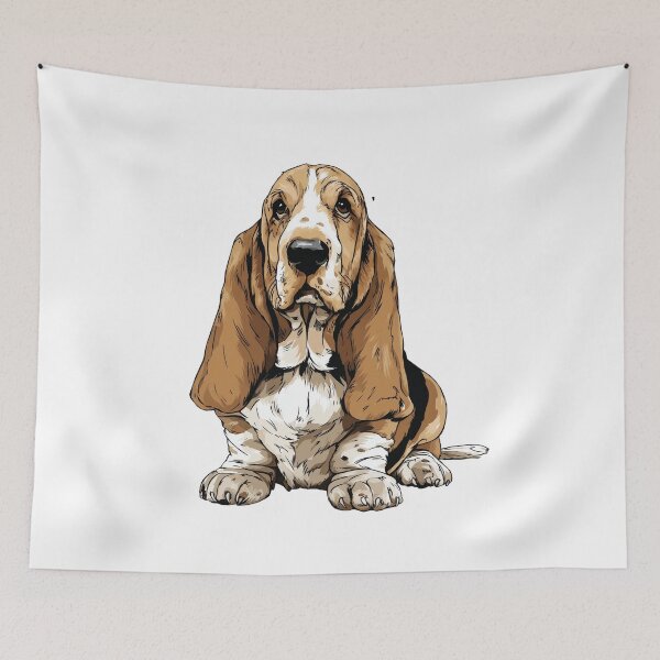 Item preview, Basset Hound Dog designed and sold by whyitsme.