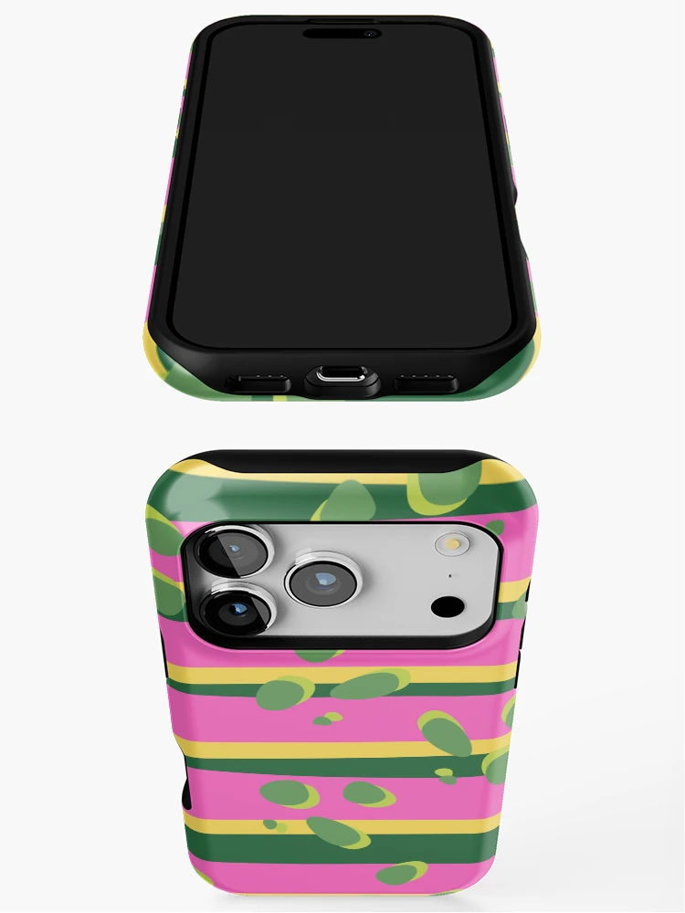 Thumbnail 3 of 4, iPhone Case, Tropical Abstract Pattern designed and sold by TurquoiseBird.