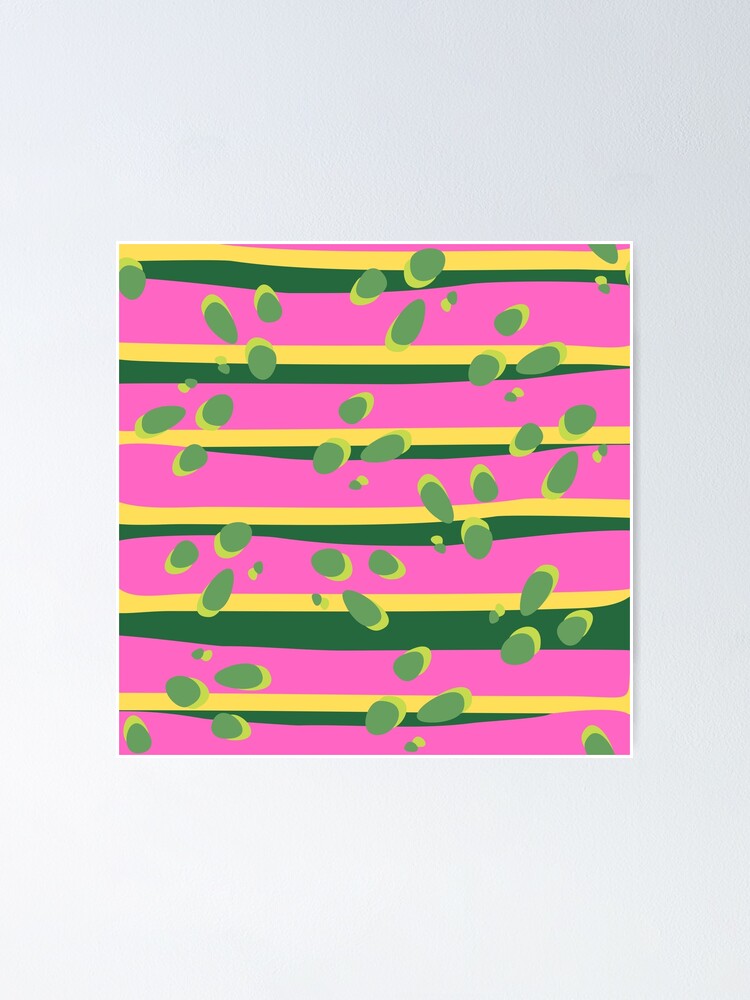 Thumbnail 1 of 3, Poster, Tropical Abstract Pattern designed and sold by TurquoiseBird.