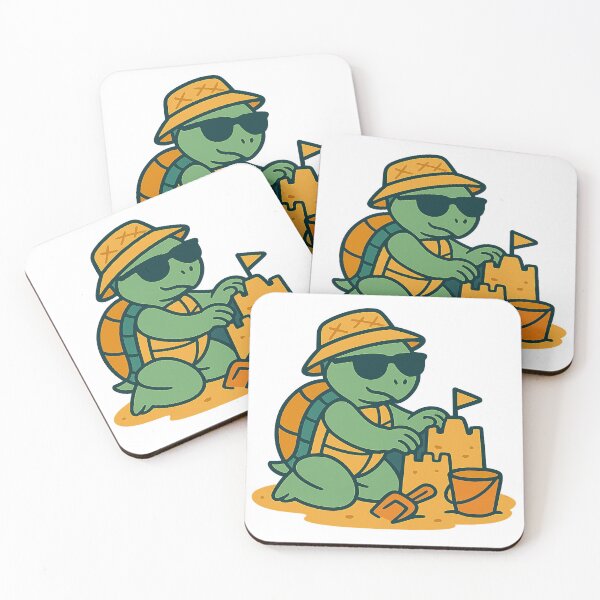 Item preview, Beach Day Turtle designed and sold by TinyDoodles.