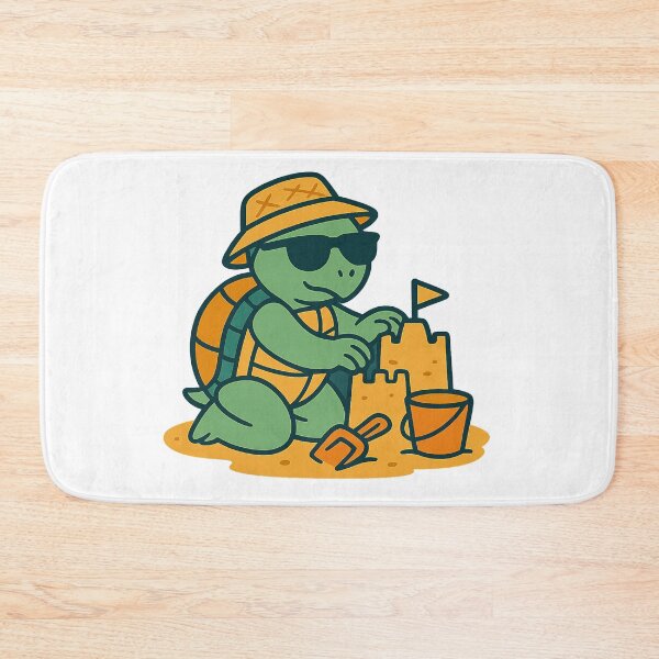Item preview, Beach Day Turtle designed and sold by TinyDoodles.