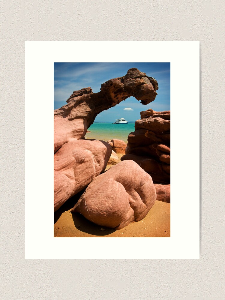 Alternate view of Beach Scene. The Kimberley Art Print