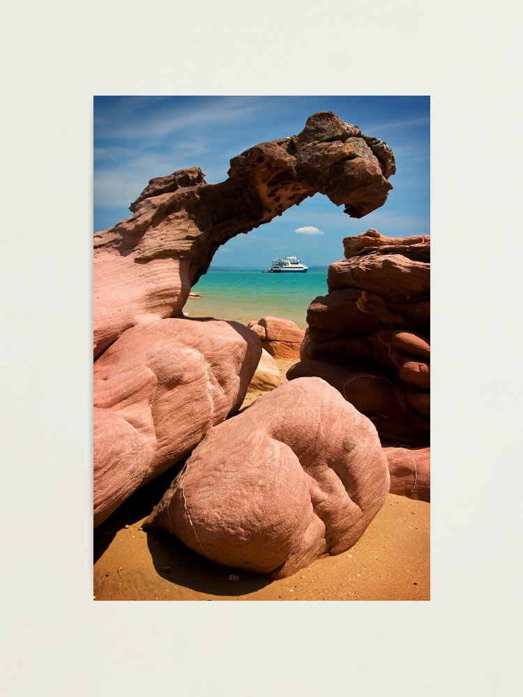 Alternate view of Beach Scene. The Kimberley Photographic Print