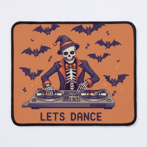 Item preview, DJ skeleton lets Dance  designed and sold by veejiras.