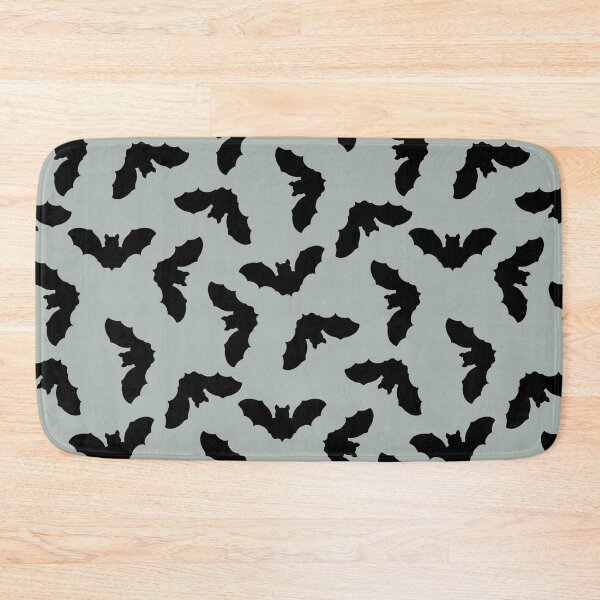 Artikelvorschau, Tossed black Bats on Muted Light sage green entworfen und verkauft von Designsbyluzia.