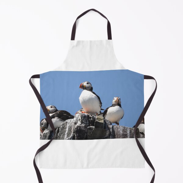 Item preview, Puffin cliff top gang blue sky designed and sold by Artisanjan.