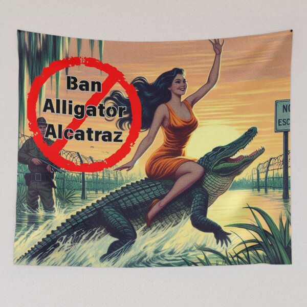 Item preview, Escape from Alligator Alcatraz  designed and sold by FloridaWildOnes.