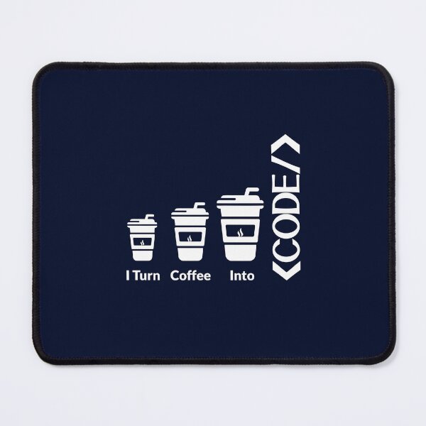 Item preview, I Turn Coffee into Code – Funny Coding Quote designed and sold by InDesignUSA.