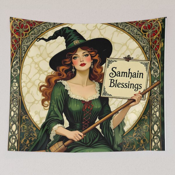 Item preview,  Halloween Samhain Witch Autumn designed and sold by SoniaSarkali.