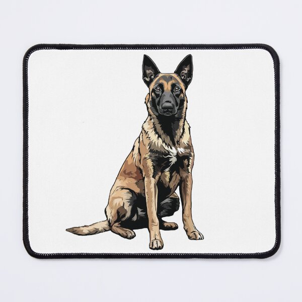 Item preview, Belgian Malinois Dog Illustration designed and sold by whyitsme.