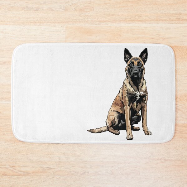 Item preview, Belgian Malinois Dog Illustration designed and sold by whyitsme.