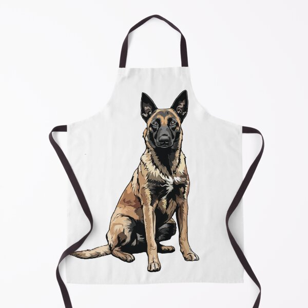 Item preview, Belgian Malinois Dog Illustration designed and sold by whyitsme.