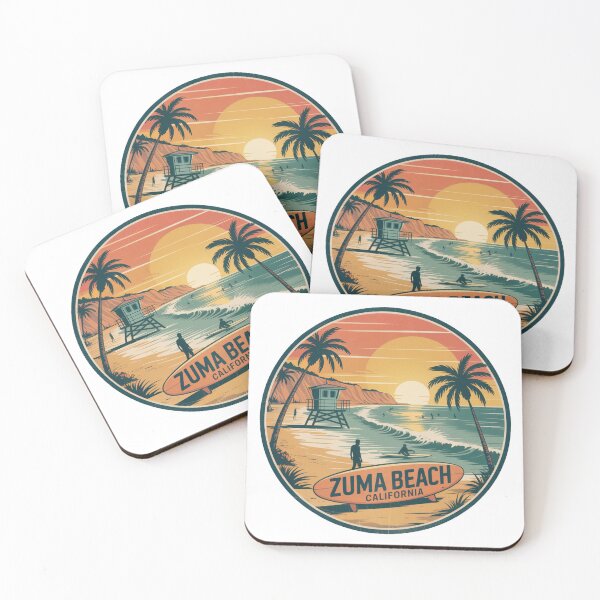Item preview, Zuma Beach California Sunset Surf Design designed and sold by CircinusStore.