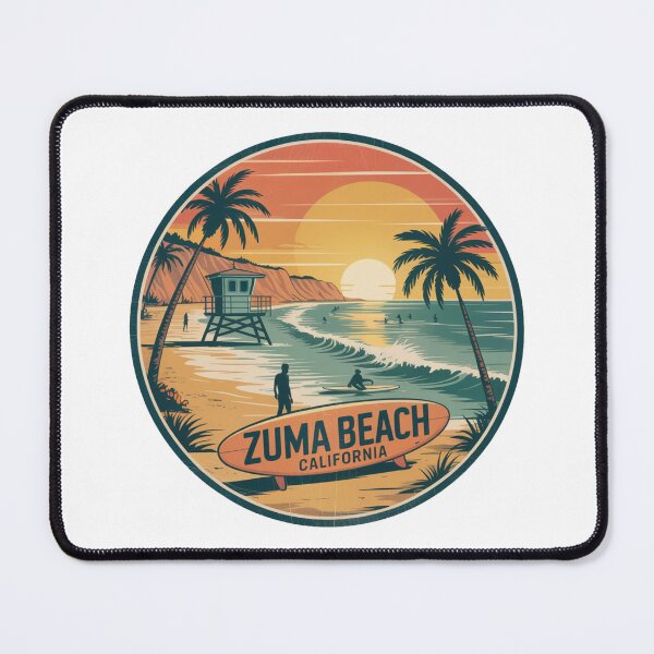Item preview, Zuma Beach California Sunset Surf Design designed and sold by CircinusStore.