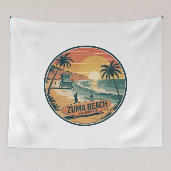 Item preview, Zuma Beach California Sunset Surf Design designed and sold by CircinusStore.