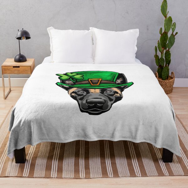 Item preview, Funny St Patricks Day Belgian Malinois Dog designed and sold by whyitsme.