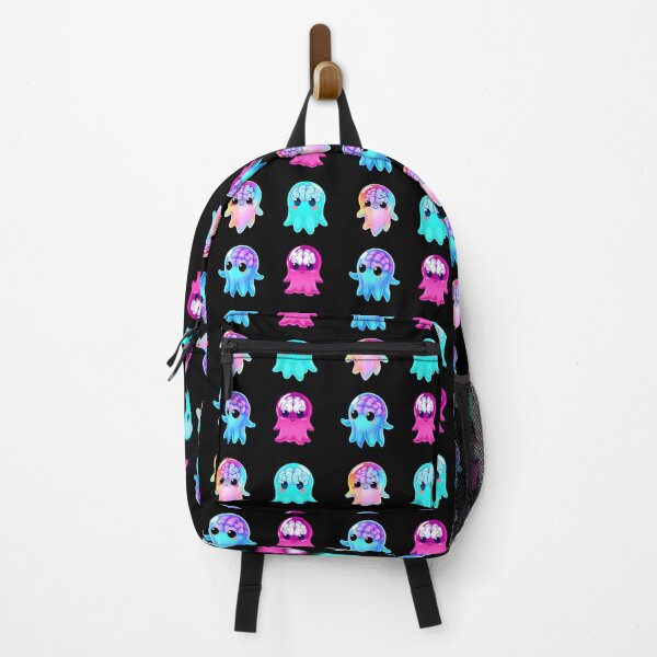 Item preview, Cute Colorful Glowing Alien With Big Brain Sticker Pack designed and sold by toothsomecat.