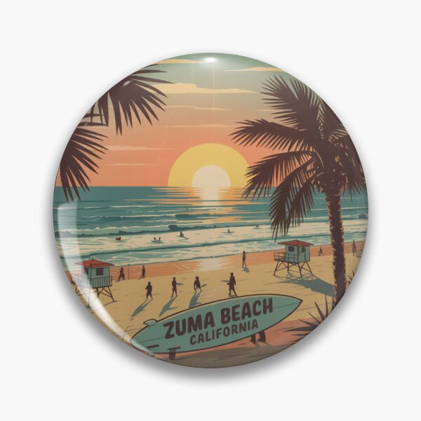 Item preview, Zuma Beach California Surfer’s Paradise Design designed and sold by CircinusStore.