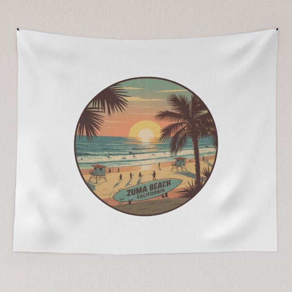 Item preview, Zuma Beach California Surfer’s Paradise Design designed and sold by CircinusStore.