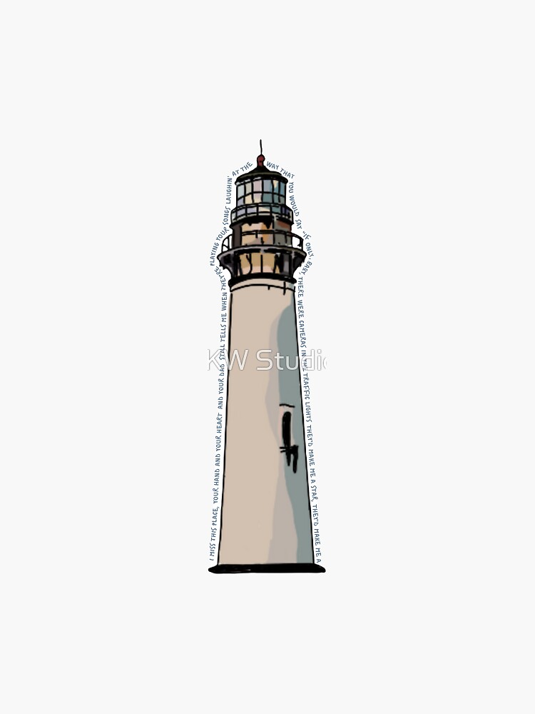 Thumbnail 3 of 3, Sticker, Maine Lighthouse designed and sold by katygwaddell.