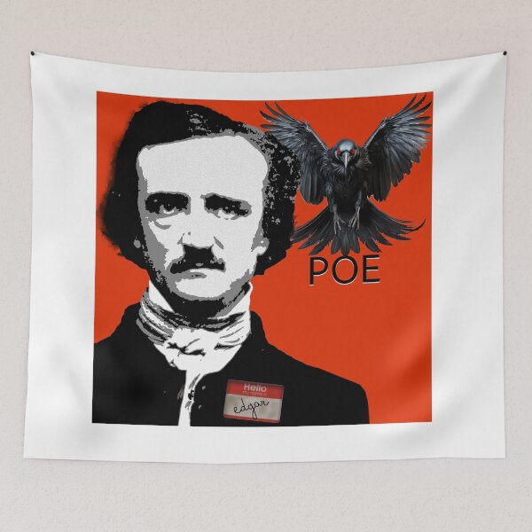Item preview, POE AND HIS RAVEN CALLED NEVERMORE! designed and sold by BIGPIX91011.