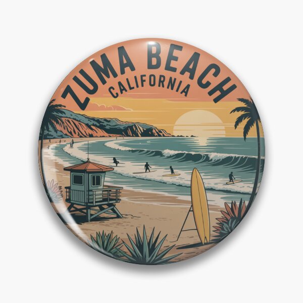 Item preview, Zuma Beach California Surf Break Design designed and sold by CircinusStore.