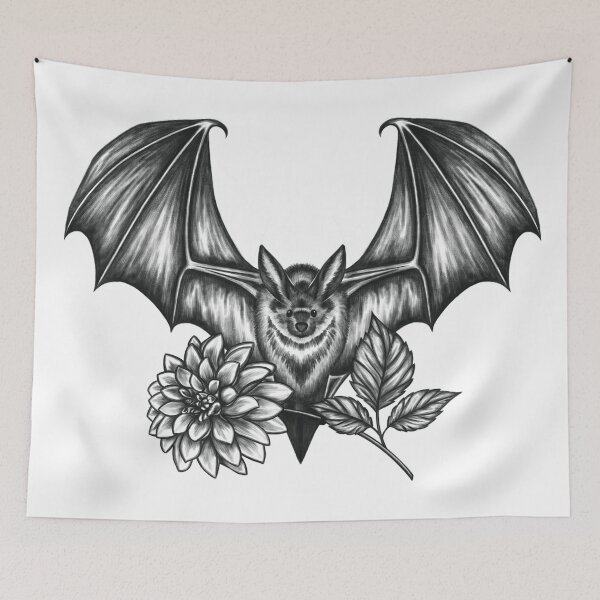 Item preview, The Bat with a Dahlia designed and sold by Laentya.