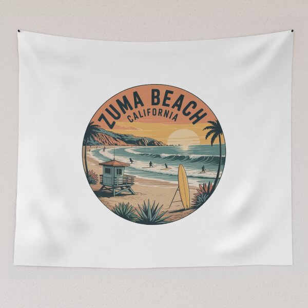 Item preview, Zuma Beach California Surf Break Design designed and sold by CircinusStore.