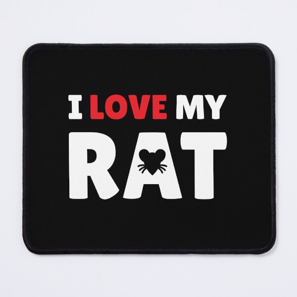 Item preview, I Love My Rat designed and sold by A-U-Design.