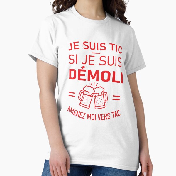 Item preview, Je suis Tic – Humour, duo et fête – T-shirt original designed and sold by mdm.