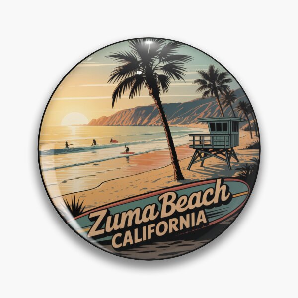Item preview, Zuma Beach California Coastal Sunset Design designed and sold by CircinusStore.
