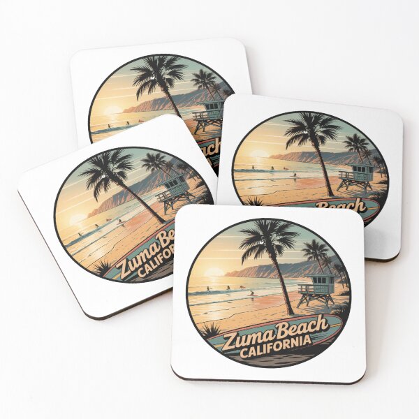 Item preview, Zuma Beach California Coastal Sunset Design designed and sold by CircinusStore.