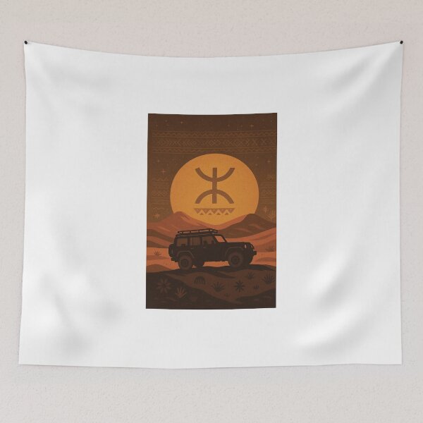 Item preview, Rugged Routes – Amazigh Off‑Road Explorer ⵣ designed and sold by salimarts5dz.