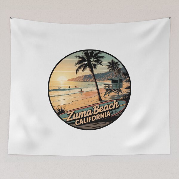 Item preview, Zuma Beach California Coastal Sunset Design designed and sold by CircinusStore.