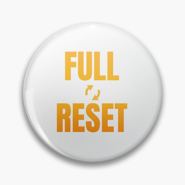 Item preview, FULL RESET – Bold Motivational Modern Typography Design designed and sold by Hamadamedo.