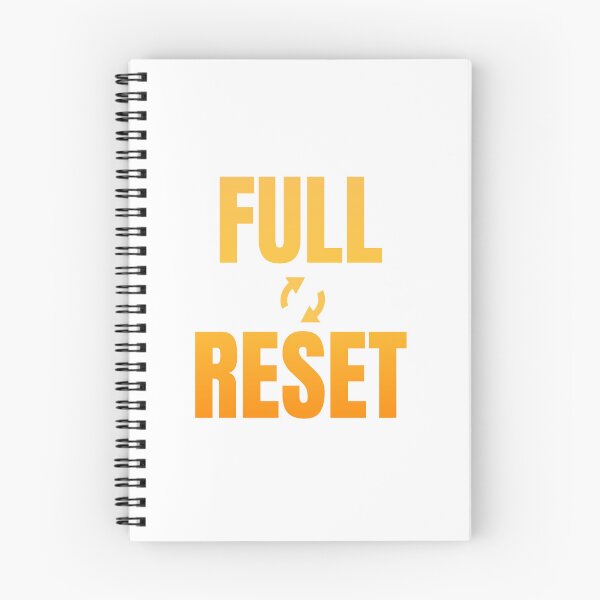 Item preview, FULL RESET – Bold Motivational Modern Typography Design designed and sold by Hamadamedo.