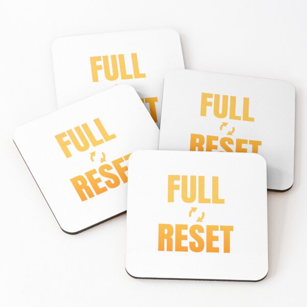 Item preview, FULL RESET – Bold Motivational Modern Typography Design designed and sold by Hamadamedo.