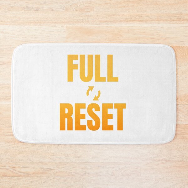Item preview, FULL RESET – Bold Motivational Modern Typography Design designed and sold by Hamadamedo.