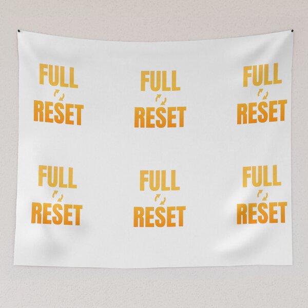 Item preview, FULL RESET – Bold Motivational Modern Typography Design designed and sold by Hamadamedo.