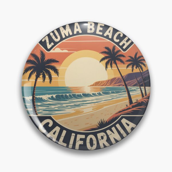 Item preview, Zuma Beach Vintage Sunset Design designed and sold by CircinusStore.