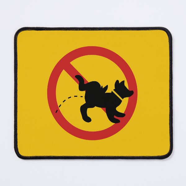 Item preview, No Dog Peeing Sign designed and sold by Claudiocmb.