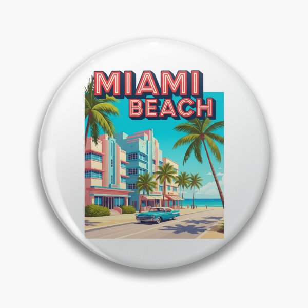Item preview, Miami Beach - USA (Country Collection) designed and sold by HeartbeatPrint.