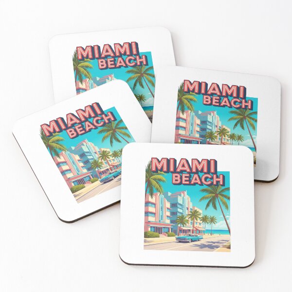 Item preview, Miami Beach - USA (Country Collection) designed and sold by HeartbeatPrint.