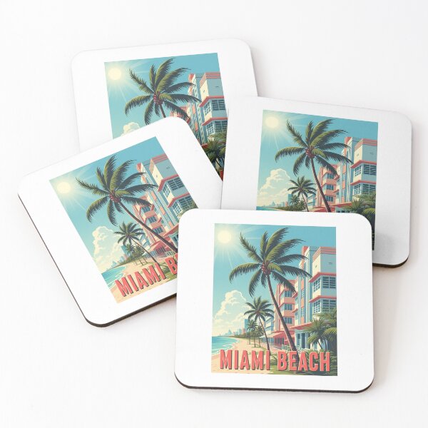 Item preview, Miami Beach - USA (Country Collection) designed and sold by HeartbeatPrint.