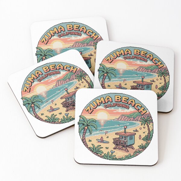 Item preview, Zuma Beach Pixel Art Design designed and sold by CircinusStore.